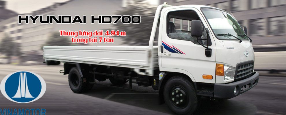 HD700 Đồng Vàng, xe tải Hyundai lắp ráp 3 cục CKD chính hãng