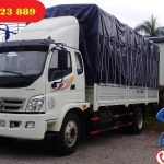 Xe cứu hộ giao thông sàn trượt càng kéo Thaco OLLIN 950A gắn cẩu Unic UR-V550