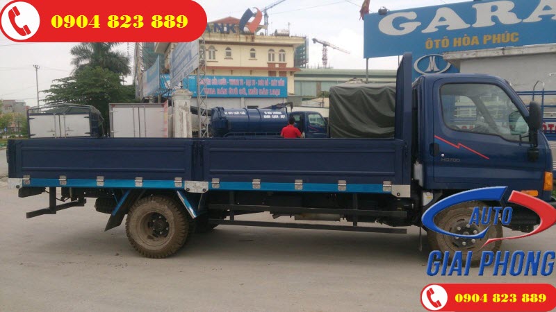 Xe tải 7 Tấn Hyundai HD700 Đồng Vàng Thùng Lửng
