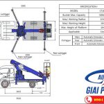 Xe Thang Nâng Người Làm Việc Trên Cao Dasan CT180 18m