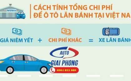Hướng dẫn tính chi phí mua xe ô tô và các thủ tục mua xe ô tô