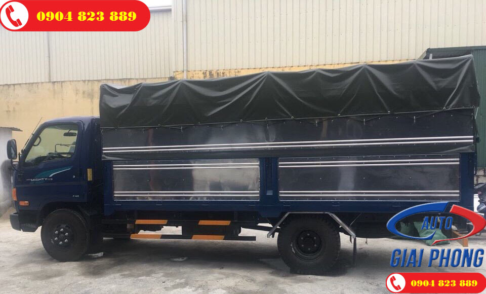 Xe tải 7 Tấn Hyundai Mighty 110S Thùng Mui Bạt