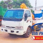 Xe Nâng Người Làm Việc Trên Cao Thaco Frontier 140 Gắn Thang Donghae