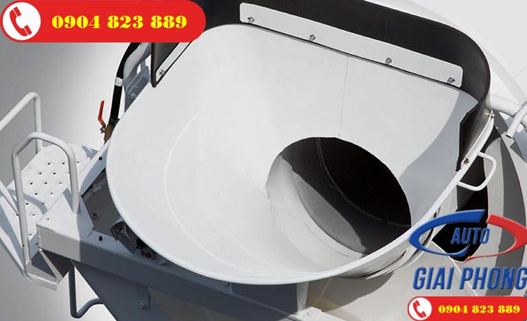 Xe bồn trộn bê tông 7 khối Daewoo K4MVF nhập khẩu nguyên chiếc