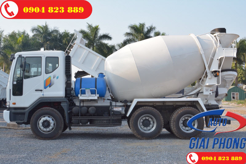 Xe bồn trộn bê tông 7 khối Daewoo K4MVF nhập khẩu nguyên chiếc