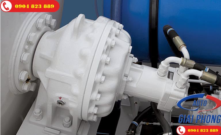 Xe bồn trộn bê tông 7 khối Daewoo K4MVF nhập khẩu nguyên chiếc