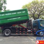 Xe chở rác thùng rời 10 khối Thaco Ollin 700C