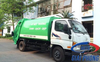 Xe cuốn ép chở rác 7 khối Thaco Hyundai HD500 (7m3)