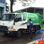 Xe cuốn ép chở rác 7 khối Thaco Hyundai HD500 (7m3)