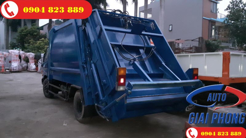 Xe cuốn ép chở rác 9 Khối Hyundai 110S 7 Tấn