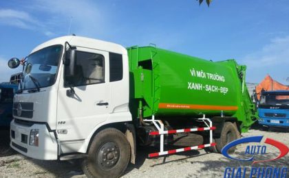 Xe cuốn ép chở rác 14 khối Dongfeng B190 (14m3)