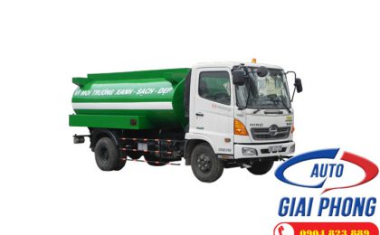 Xe phun tưới nước rửa đường 6 khối HINO FC9JESW