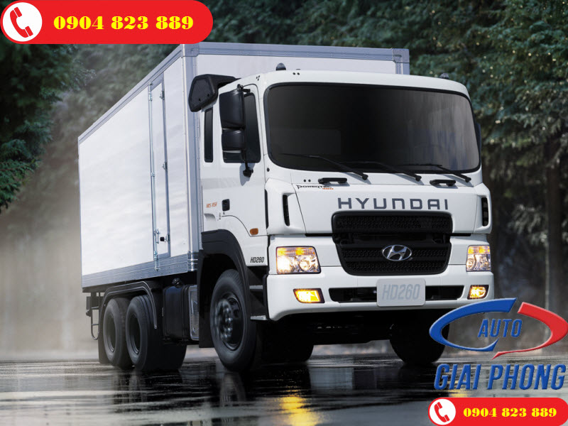 Xe tải Hyundai HD260 Thùng Kín 3 Chân Euro4 Nhập Khẩu