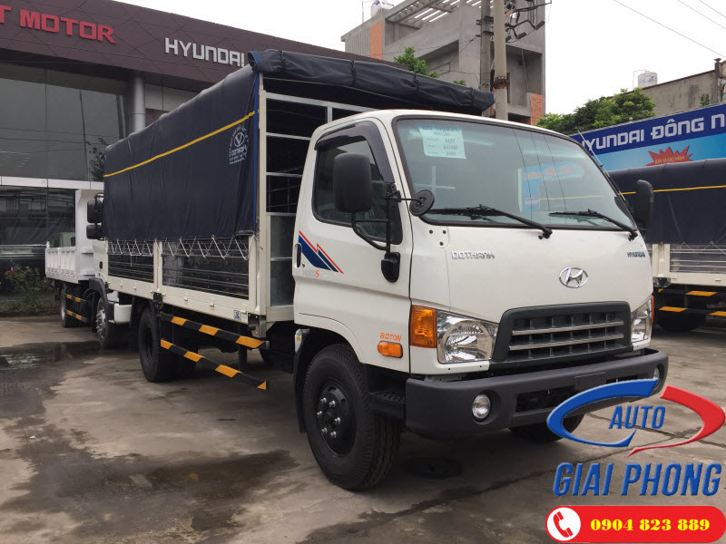 Xe tải Hyundai HD120 SL 8 tấn Thùng Bạt Dài 6m3