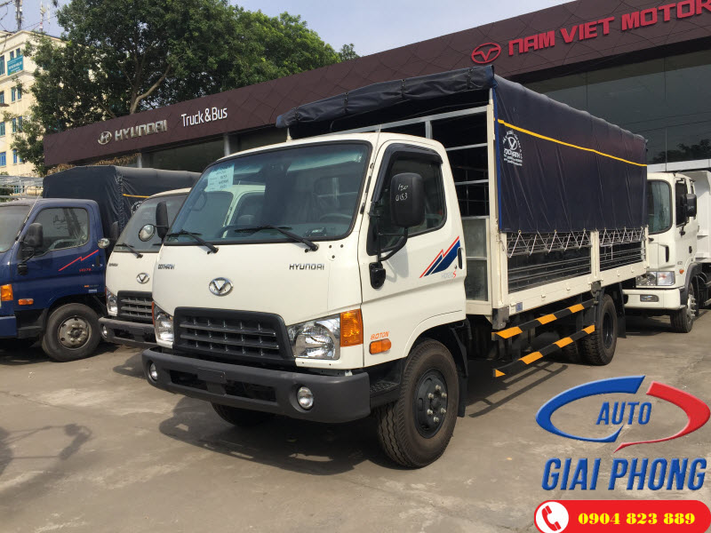 Xe tải Hyundai HD120 SL 8 tấn Thùng Bạt Dài 6m3