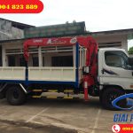 Xe tải 8 tấn Veam HD800 gắn cẩu UNIC UR-V344 3 Tấn 4 Khúc