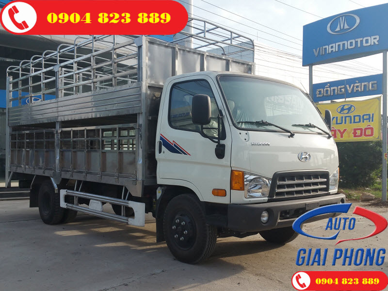 Xe Tải Chở Lợn 2 Tầng 7 Tấn Hyundai HD700 Đồng Vàng