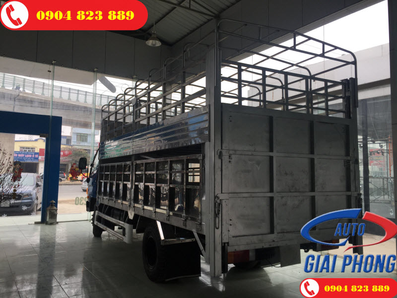 Xe Tải Chở Lợn 2 Tầng 7 Tấn Hyundai HD700 Đồng Vàng