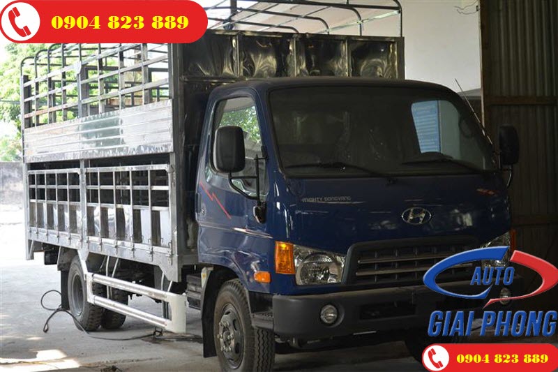 Xe Tải Chở Lợn 2 Tầng 7 Tấn Hyundai HD700 Đồng Vàng