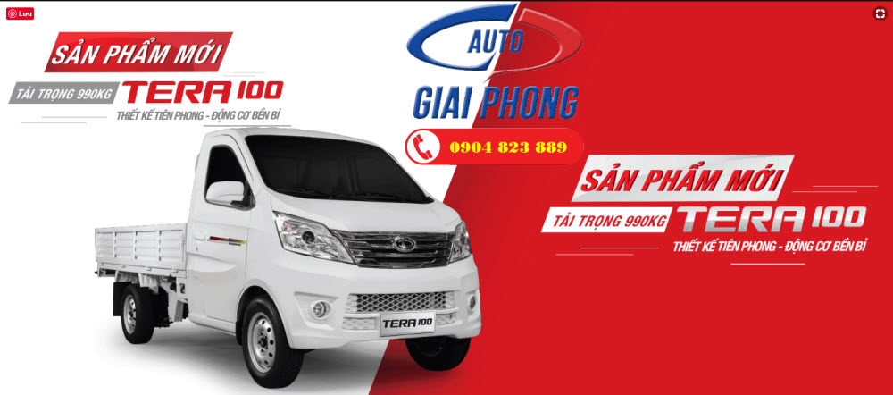 Xe tải Daehan Tera 100 990Kg