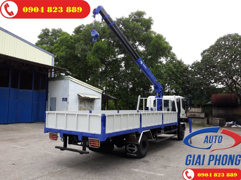 Xe tải Hino FC9JLTA 6.4 Tấn gắn cẩu Tadano 3 Tấn 4 Khúc