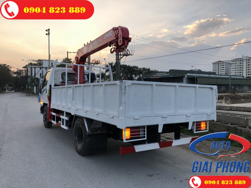 Xe tải Hyundai 110S 7 Tấn Gắn Cẩu UNIC UR-V344 3 Tấn 4 Khúc