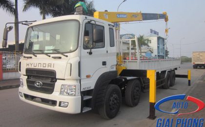 Báo giá xe tải Hyundai HD320 Gắn Cẩu Soosan 10 Tấn