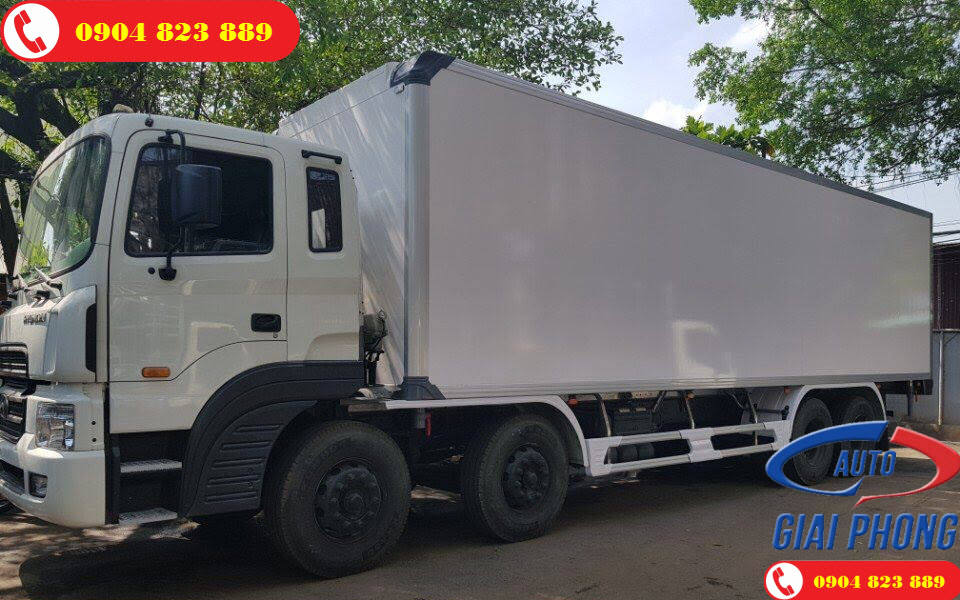 Xe tải Hyundai HD260 Thùng Kín 3 Chân Euro4 Nhập Khẩu