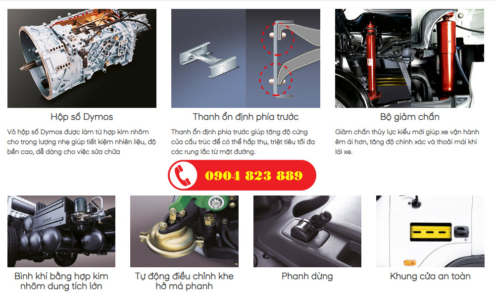 Xe tải Hyundai HD320 Gắn cẩu HKTC HLC10015S 10 Tấn 5 Khúc