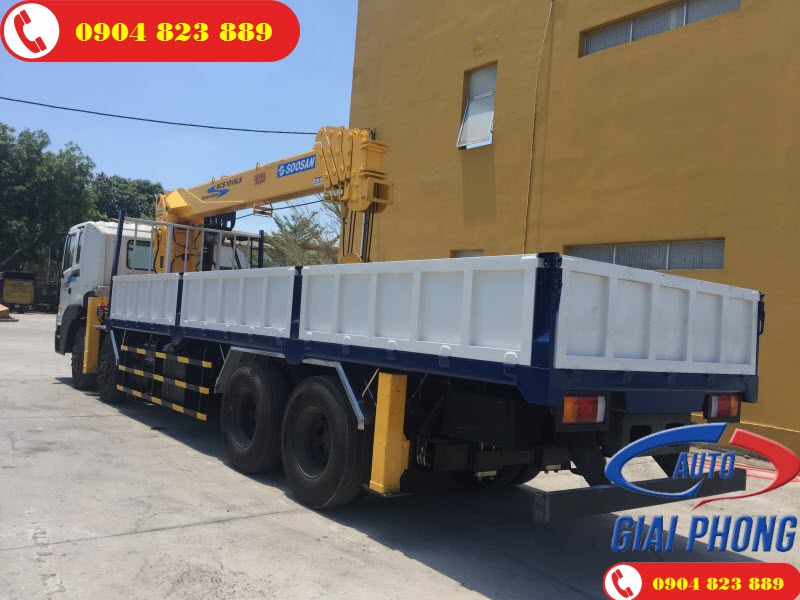 Xe tải Hyundai HD320 gắn cẩu Soosan SCS1015LS 12 Tấn 5 Đốt