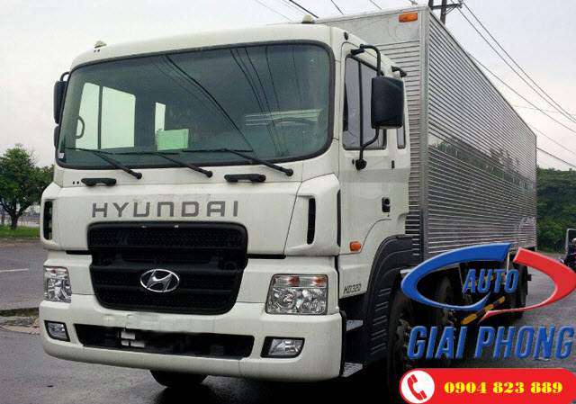Xe tải Hyundai HD320 Thùng Kín 19 Tấn 4 Chân Nhập Khẩu