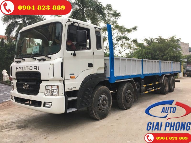 Xe tải Hyundai HD320 Thùng Lửng 19 Tấn Nhập Khẩu