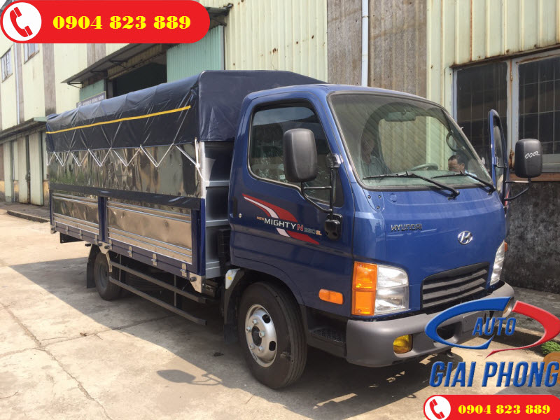 Xe tải Hyundai N250SL Thùng Mui Bạt 4m3 Thành Công