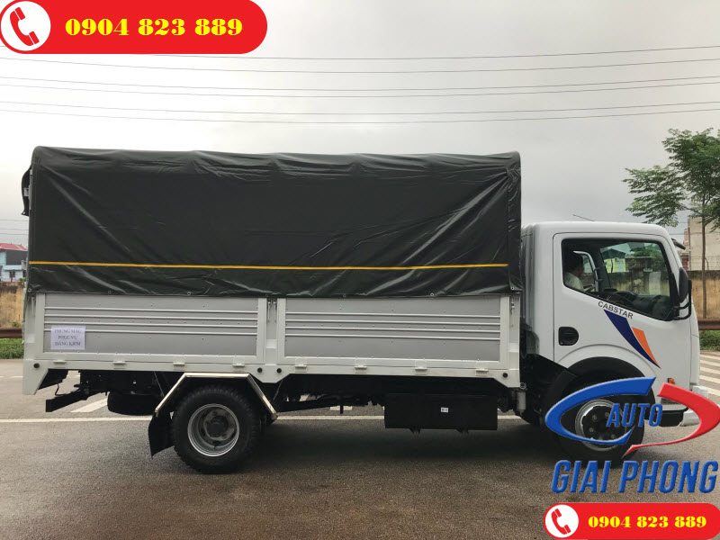 Xe tải Nissan Cabstar NS350 Thùng Mui Bạt 3.5 Tấn